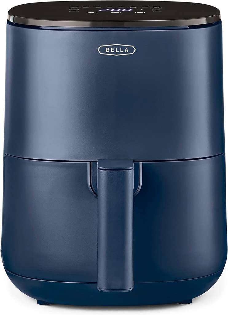 BELLA 3 L Touchscreen Air Fryer Oven and 5-in-1 Multicooker, Nonstick Dishwasher Safe Crisping Tray and Basket, 1400W Prime Exclusive Deal
